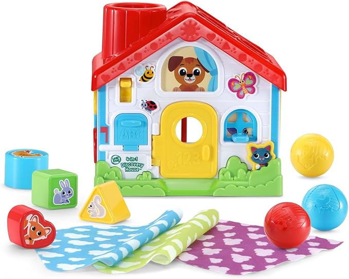 LeapFrog 4-in-1 Discovery House, Hands-On Infant Busy Toy