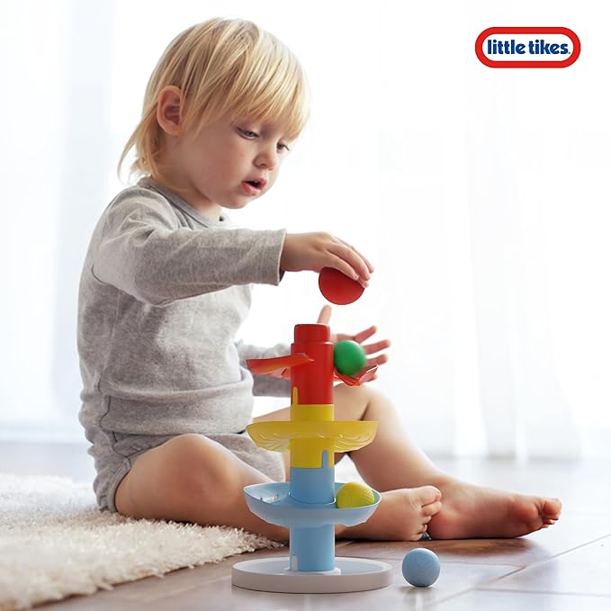 Lollipop Little Tikes Rainbow Tower Ball Drop Toddler Toy - Learning & Developmental Tower for Preschool Educational Games Toys for Kids 6 Months+