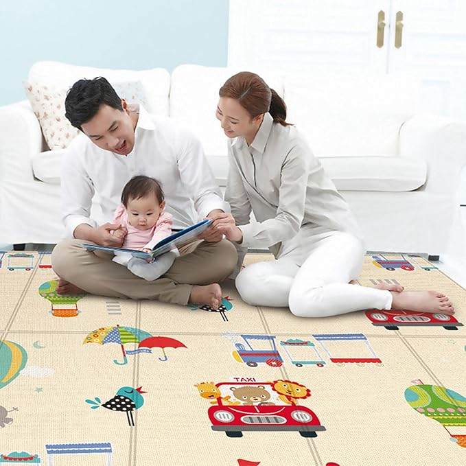 Kids Playmats Educational Area Rugs,Kids Mat Carpet,Kid Rugs Playroom Rug Mat with Colorful Pattern,Playtime Collection Mat,Playmat Educational Rug Mat for Kids Playroom Bedroom