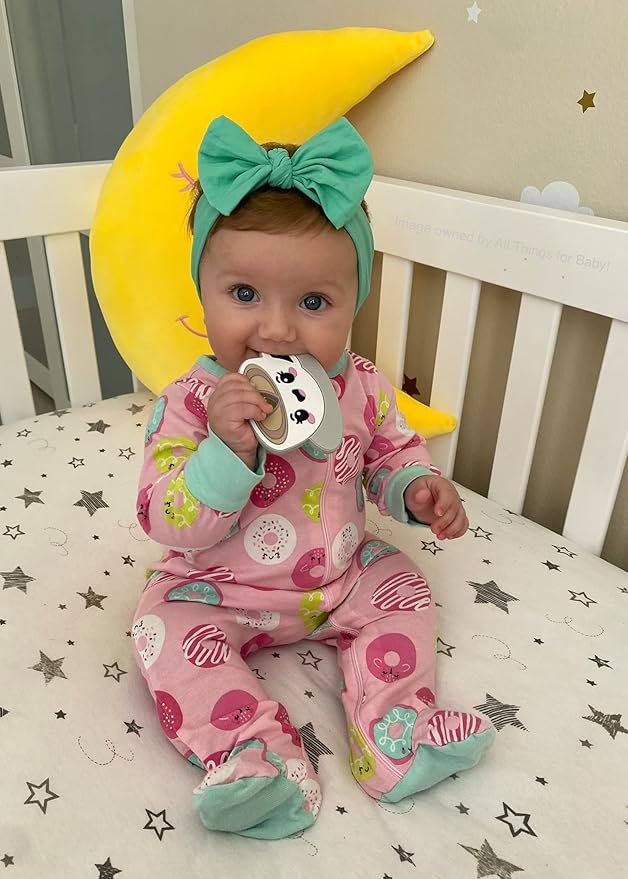 Happy Latte Silicone Teething Toy! 100% Safe, Non-Toxic, BPA Free and Effective for Teething Pain Relief...Happy Latte Teether Designed for a Happy Baby!