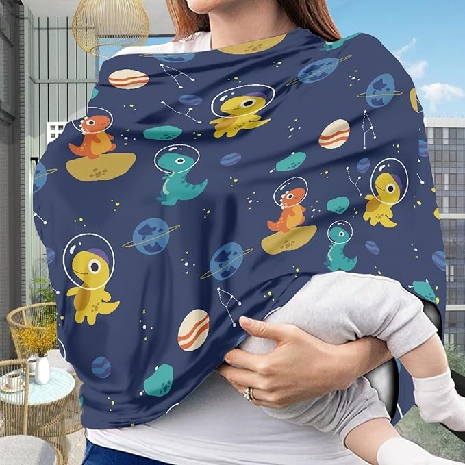 Baby Car Seat Cover Breathable Infant Stroller Cover for Babies Stroller Canopy Covers Easy to Clean Multi-Use Car Seat Cover
