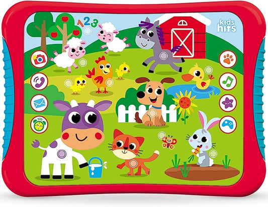 Kids Hits My Super Farm Hit Pad – Educational Musical Tablet Toy with Animal Sounds, Songs & Game Mode – Learning Toy for Toddlers Age 3+