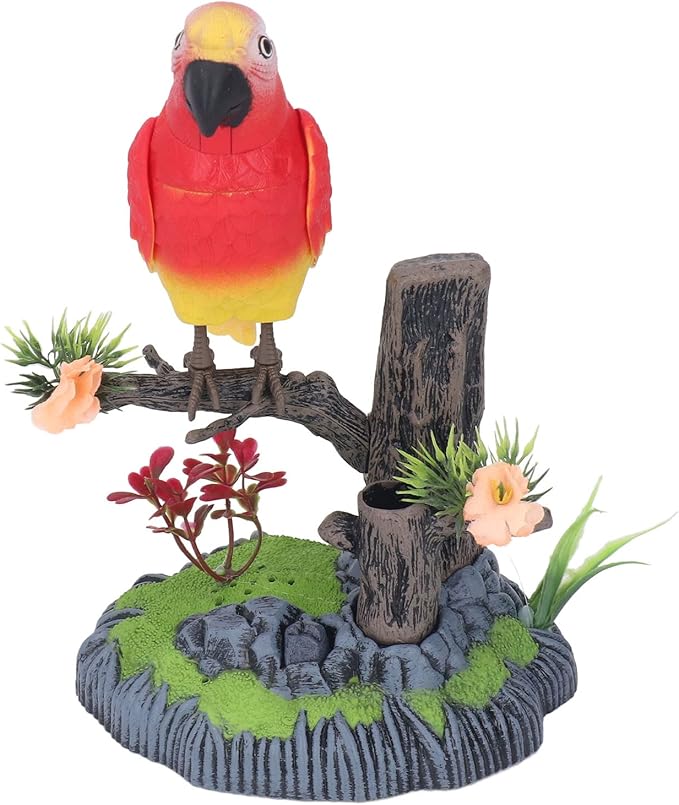 Electric Voice Control Chirping Singing Toy Fluttering Simulation for Children Adults (506G)