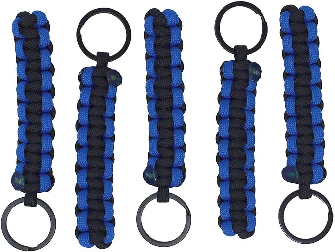 BubbasGarageTv - Large Heavy Duty Paracord Zipper Pulls (Royal Blue)