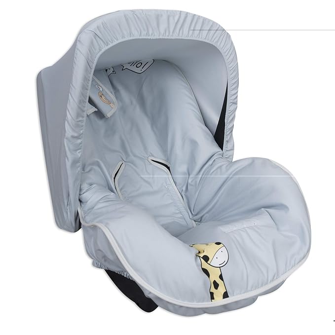 Babyline Car Seat Cover, Universal Groups 0/1/2, Harness Cover Gift (Beach)