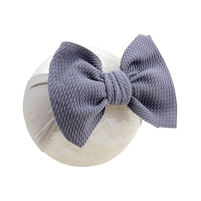 Baby Girl Headbands Nylon Bow Hair Accessories for Newborn Infants Toddlers (Y08, FZ)