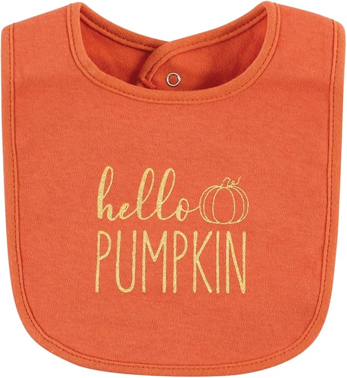 Hudson Baby Unisex Baby Cotton Bib and Headband Set