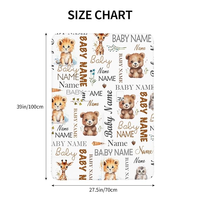 Personalized Baby Car Seat Cover Winter Custom Minky Carseat Cover Boy Girls with Name Woodland Carseat Canopy Customized Car Seat Canopy Infant Carrier Covers Nursing Cover Toddler Blanket