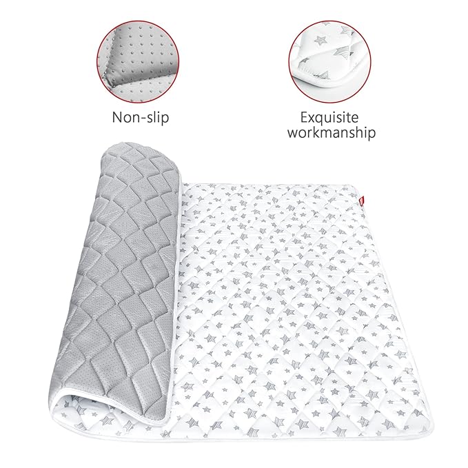 Premium Foam Baby Play Mat, 50''x50'' Playpen Mat, One-Piece Crawling Mat for Babies, Infant and Toddler, Baby Floor Play Mat