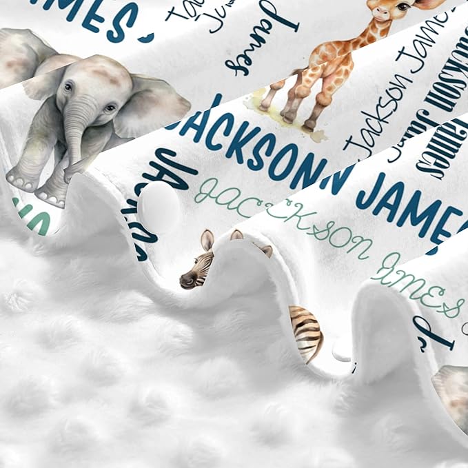 Personalized Baby Car Seat Cover Winter Custom Minky Carseat Cover Boy Girls with Name Woodland Carseat Canopy Customized Car Seat Canopy Infant Carrier Covers Nursing Cover Toddler Blanket