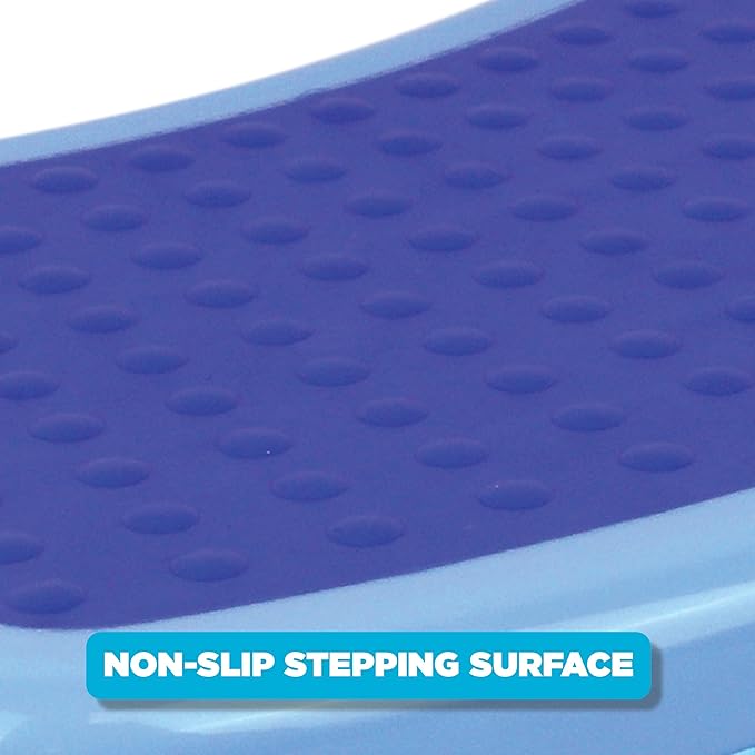 Bluey Bath Time Fun Set - Bath Finger Puppets, Vinyl Bath Mat, Step Stool