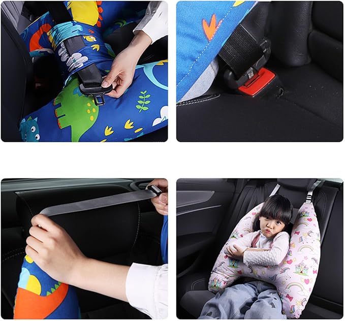 H-Shape - Car Sleeping Head Support, Travel Pillows for Kids Car Seat Pillows Adults and Children, Infant Car Seat Sleeping Seat Head Support (#3)