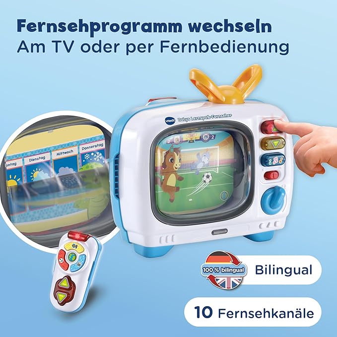 Vtech Interactive Baby Toy 12 Months + with Music, Animal Sounds, Colorful Images and Rotating Roller, Educational Toy for Babies and Toddlers