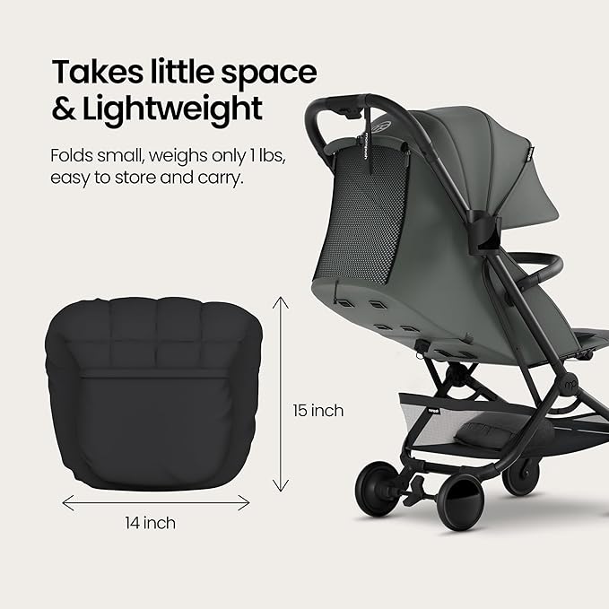 Mompush Stroller Footmuff & Cover for Winter | All-Season Universal Bunting Bag for Baby, Weatherproof with Fleece Lining & Smart Shoe Shield