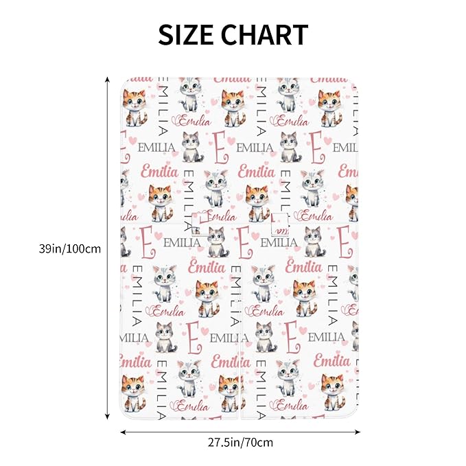 Custom Baby Car Seat Canopy Personalized Car Seat Covers with Name for Baby Boys Girls Customized Cat Nursing Breastfeeding Cover Infant Carseat Canopies Newborn Minky Baby Blanket
