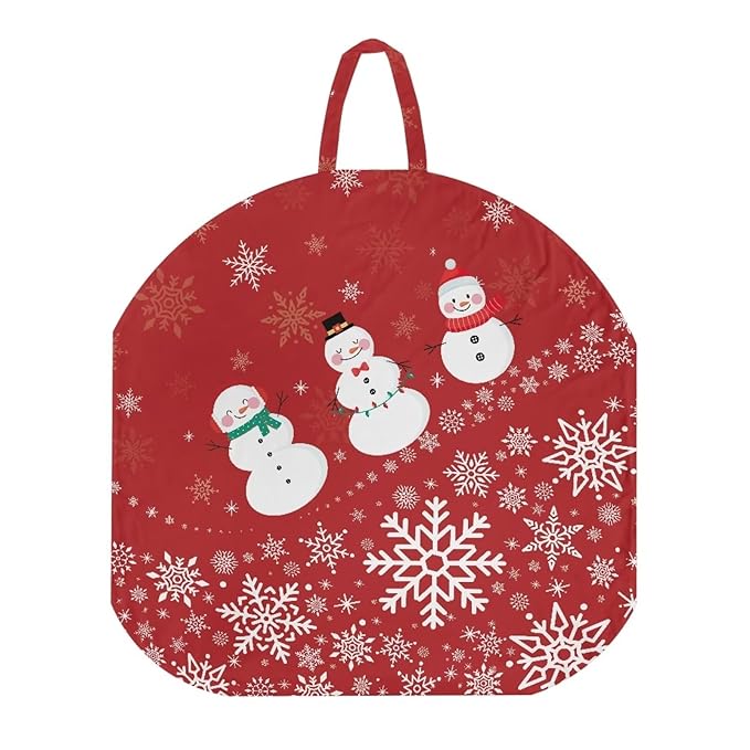 Snowmen and Snowflakes Newborn Lounger Cover Removable Cover Ultra Soft Comfortable Lounger Slipcover Protector Cover for Infant Lounger Pillow Easy to Use and Dustptoof Xmas Decor