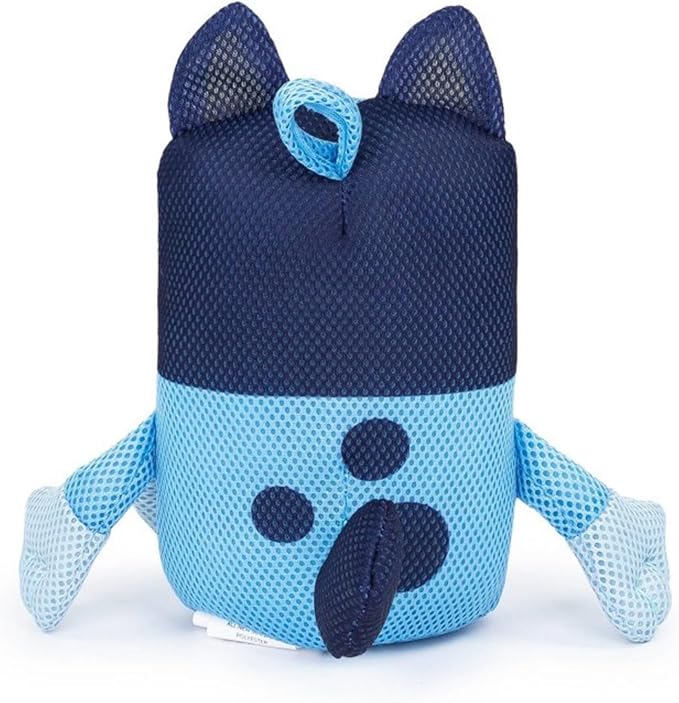 Jay Franco Bluey Bath Buddy with Fresh Berry Scented Bubble Bath Set, 24 fl oz