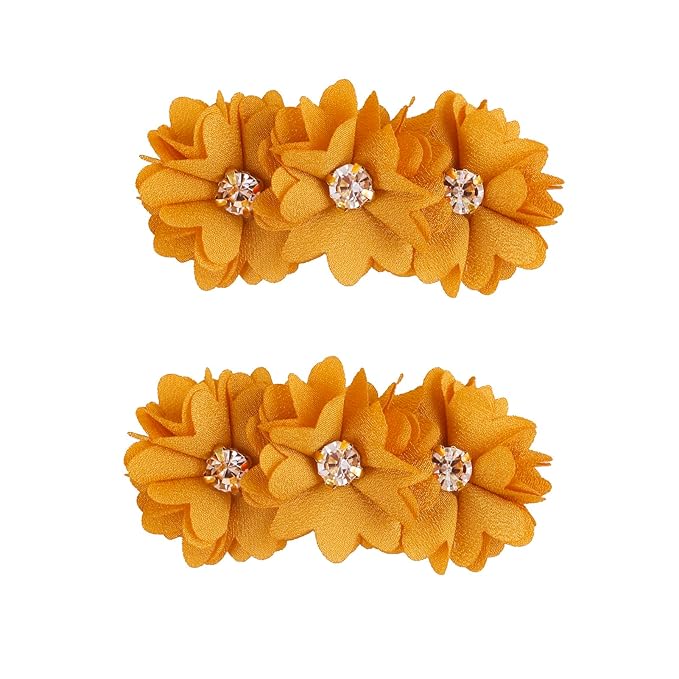 Flower Hair Clip BFNAAgirl Baby Girl Hair Bows Hair Accessories Alligator Clips for Infants Toddlers Gift (FJ10-B, one size)