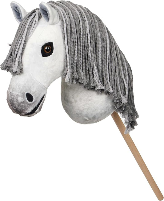 LeMieux Hobby Horse Earl - Striking Grey - Realistic Head - Perfect for Kids