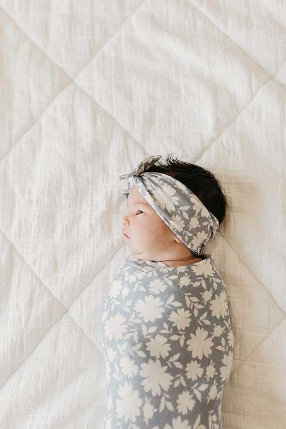 Copper Pearl Baby Bows: Stylish Headbands for Baby Girls, Premium Soft and Stretchy Baby Headbands, Perfect for Newborns, Trendy Designs - Lacie