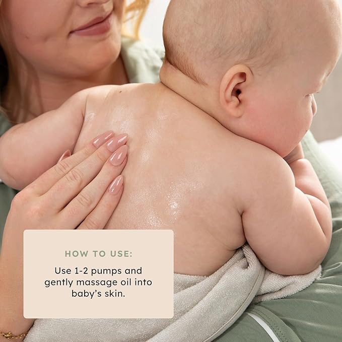 KYTE BABY - Kyte Skin Baby Massage Oil, 100% Botanical Blend, Nourishing, Calming, Promotes Sleep and Digestion, Free from Mineral Oil, Synthetic Fragrance, Silicone, and Parabens