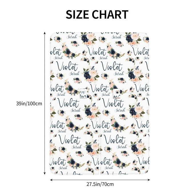 Personalized Baby Car Seat Canopy for Babies, Custom Name Floral Purple Baby Car Seat Covers for Girls, Opening Minky Nursing Breastfeeding Cover for Infant, Carseat Canopies for Newborn