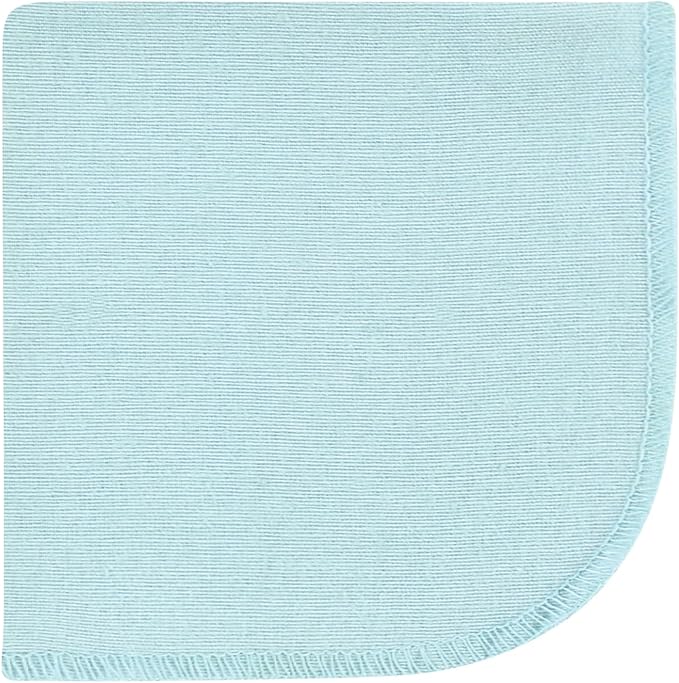 Hudson Baby Unisex Baby Flannel Washcloths, Creative Rainbow 10Pk, One Size