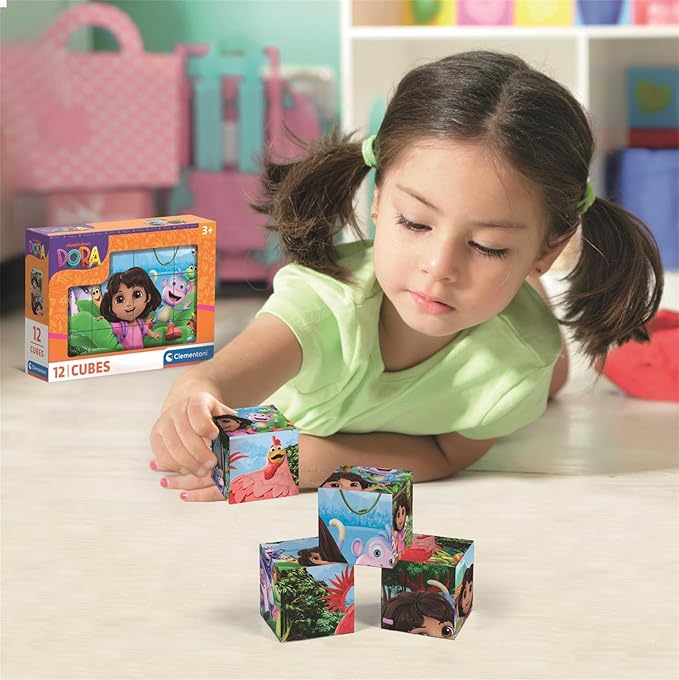 CLEMENTONI, CUBI 12 - DORA THE EXPLORER, 3years, 41510