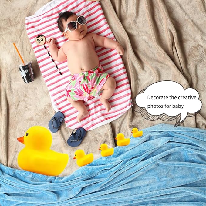 Waterproof No Squeak No Hole No Bebe Noise Kalafona 2 Pcs 3.2 Inch Rubber Funny Yellow Ducky Duck Bath Pool Toy Without Hole for Kid Shower Bathtub Toy Birthday Party Decor Cake Topper in Bulk