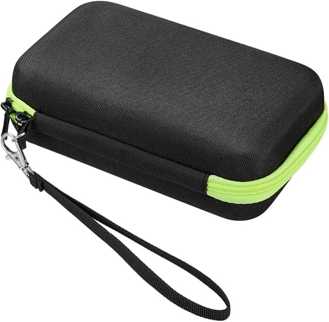 EXCEART Storage Bag Eva Hard Case Shockproof Protective Carrying Case with Lanyard for Non-Contact 7.87X4.92X2.48 Inches