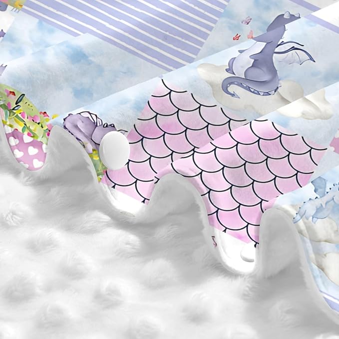 Personalized Baby Car Seat Canopy for Babies with Name, Custom Car Seat Covers for Girls, Flying Dragon Purple Nursing Breastfeeding Stroller Cover Infant Carseat Canopies for Newborn