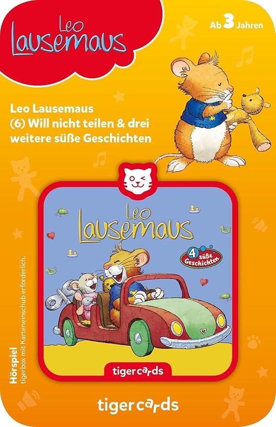tigercard - Leo Lausemaus - Will nicht teilen und 3 weitere süße Geschichten