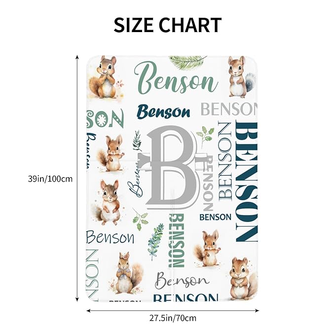 Personalized Winter Car Seat Covers for Babies with Name Squirrel Minky Baby Car Seat Cover for Boys Girls Custom Infant Carseat Covers Baby Blanket Nursing Cover Breastfeeding Scarf