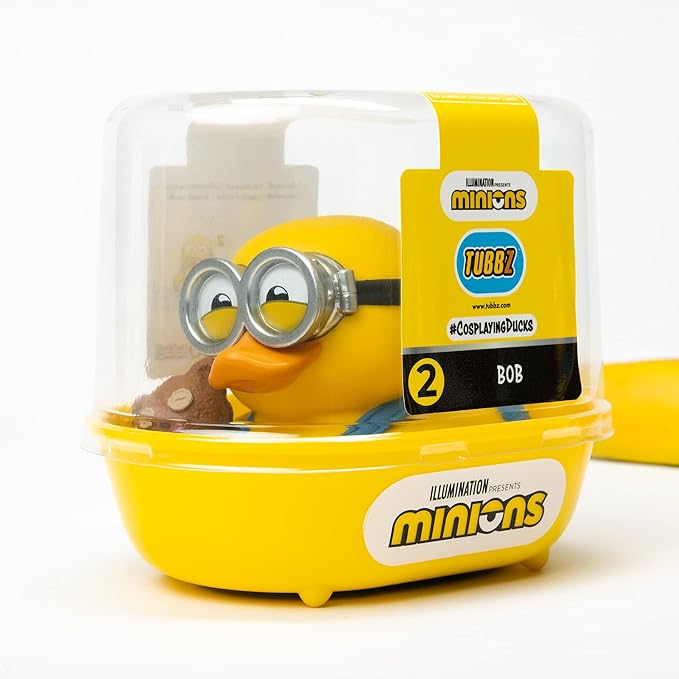 TUBBZ Minions Bob Collectible Duck Figurine - Official Despicable Me 4 Minions Merchandise - Unique Limited Edition Collectors Vinyl Gift