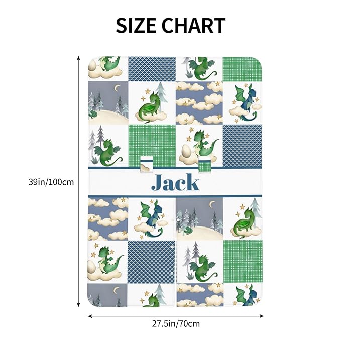 Personalized Baby Car Seat Canopy for Babies with Name, Custom Car Seat Covers for Boys Girls, Cute Dragon Green Nursing Breastfeeding Stroller Cover Infant Carseat Canopies for Newborn