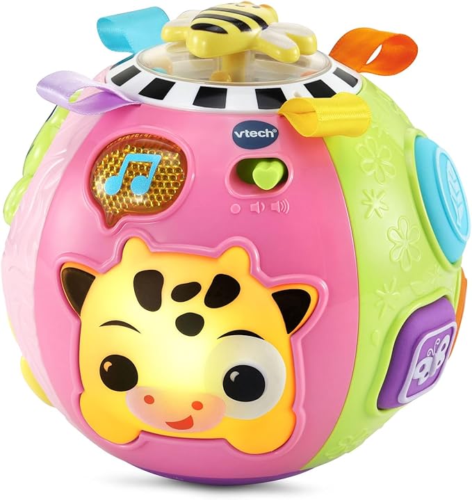 VTech Baby On-the-Moove Activity Ball with Textures, Pink