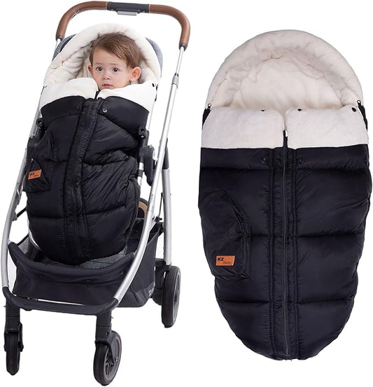 Weatherproof Winter Footmuff for Stroller Toddler, Univerisal Footmuff Infant and Toddler, Outdoor Waterproof Winter Walks Baby Stroller Bunting Bag/Sleeping Sack