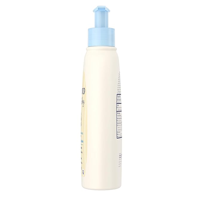 Aveeno Baby Daily Moisture Body Lotion for Sensitive Skin, Hypoallergenic Moisturizing Baby Lotion with Nourishing Oatmeal to Deeply Moisturize Baby's Skin, Fragrance-Free, 12 fl. oz