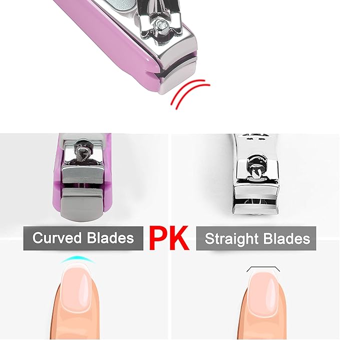 PAFASON Baby Safety Nail Clipper Cutter Trimmer with Nail Catcher and Baby Glass Nail File, Czech Float Glass, Stainless Steel Ideal for Young Children Infant, Newborns Toddlers