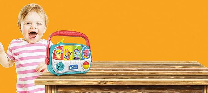 Clementoni 17459 My First Radio – Baby, Early Learning, Educational Toy – 10 Months and Above