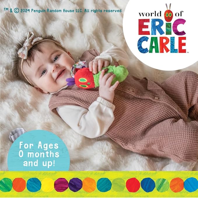 Kids Preferred Eric Carle The Very Hungery Caterpillar Chime and Bell Set for Babies