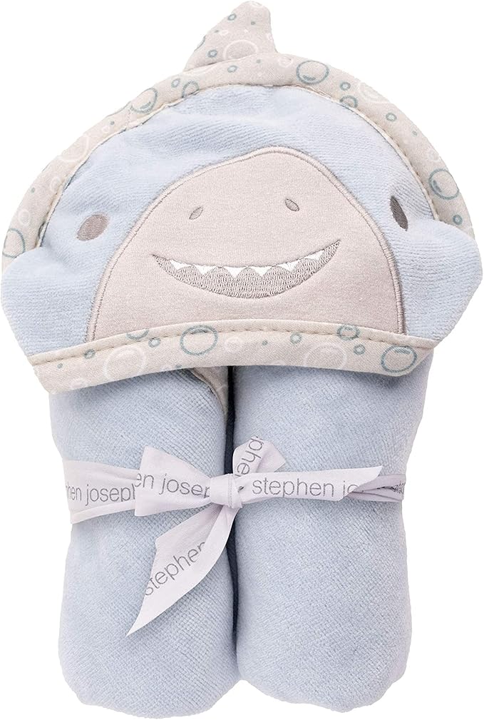 Stephen Joseph Hooded Bath Towel, Shark (SJ119580)