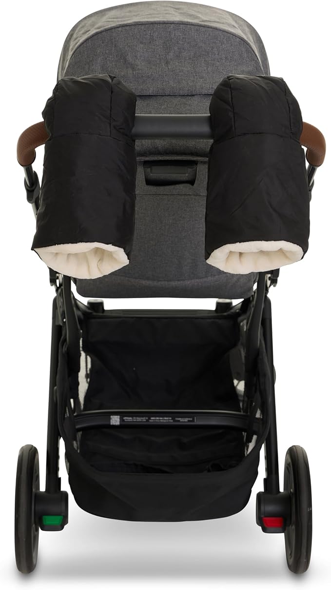 Winter Stroller Hand Muff Gloves, 2-Piece Set, Compatible with UPPAbaby Vista, Cruz, RumbleSeat, Ridge & Minu (V2 & V3), Waterproof, Ultra-Plush, Universal Fit