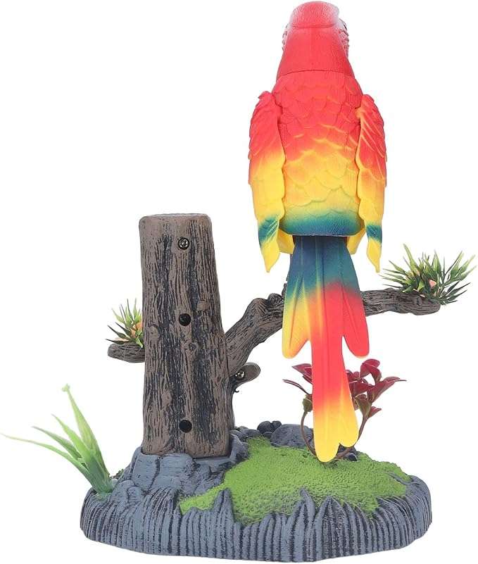 Electric Voice Control Chirping Singing Toy Fluttering Simulation for Children Adults (506G)