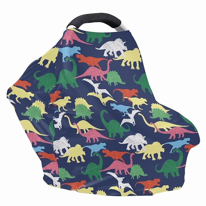 Car Seat Covers Decorative Nursing Breastfeeding Covers Durable Protection for Boys and Girls Breastfeeding Scarf Car Seat Canopy Cover