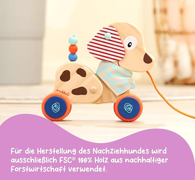 Eichhorn Nachziehtier, Hund