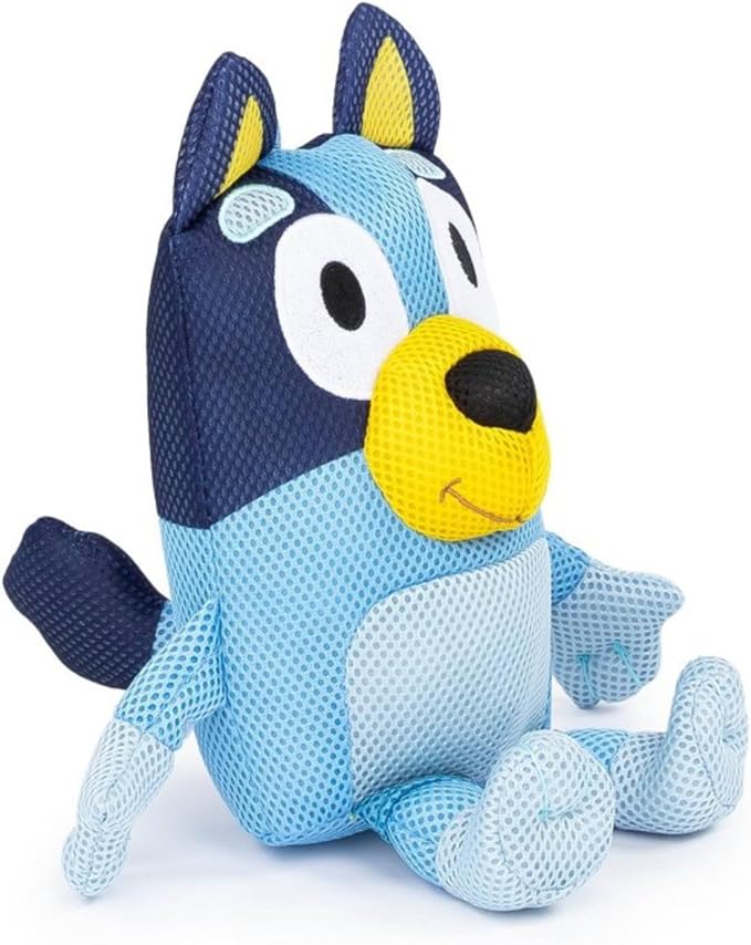Jay Franco Bluey Bath Buddy with Fresh Berry Scented Bubble Bath Set, 24 fl oz