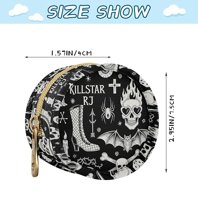 Gothic Skull Boot Black Print Pacifier Holder Case for Diaper Bag Portable Travel Pacifier Storage Case with Clip Newborn Baby Pouch for Baby Boys Girls Purse Outdoor