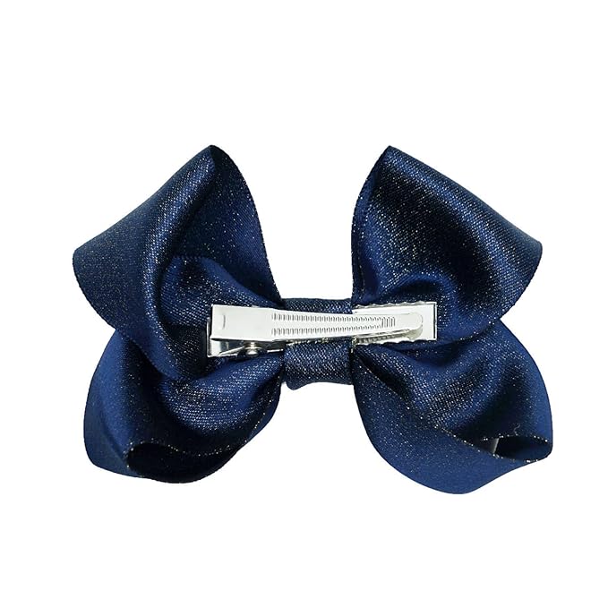 3 Inch Baby Girl Hair Bows Clips Hairpin Headwear Little Teen Toddler Girls Kids Teens Toddlers Hair Accessories - Set of 2 (Light Gold)