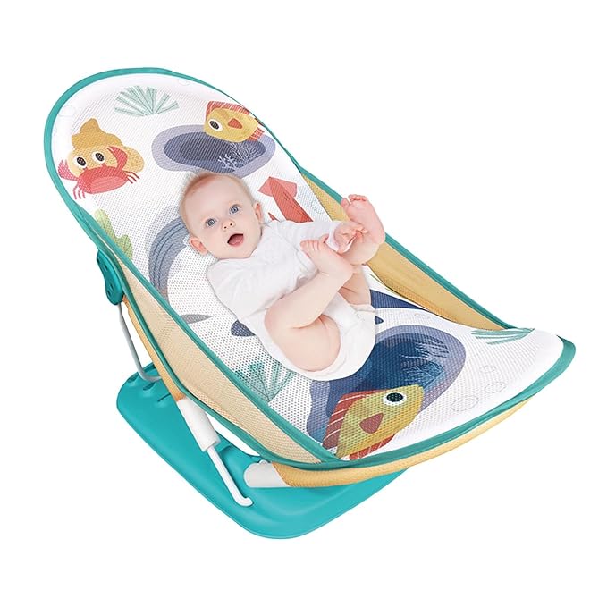 Foldable Toddler Bather - Bathtub Foldable Toddler Bath Bather Seat | Foldable Baby Bather with Bath Stand | Toddler Folding Shower Rack for Bathtub Counter Sink Bathroom